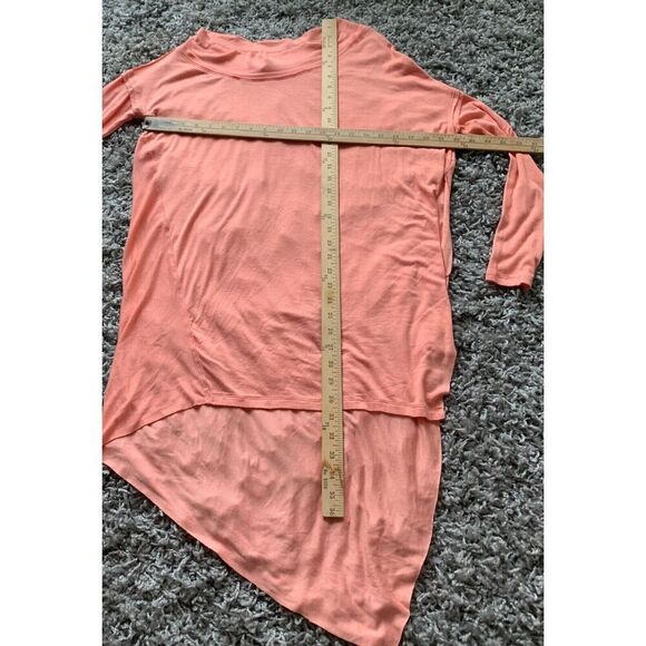 NWOT NEW We The Free People Grapevine Coral BOHO Asymmetrical TUNIC TOP sz S - Picture 6 of 8